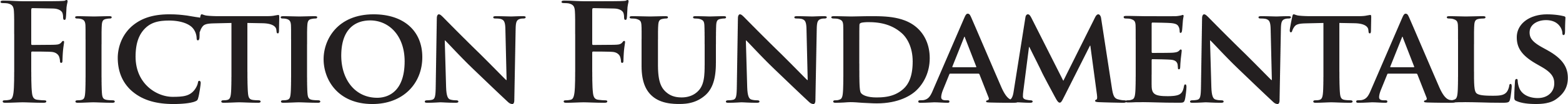 Fiction Fundamentals Logo